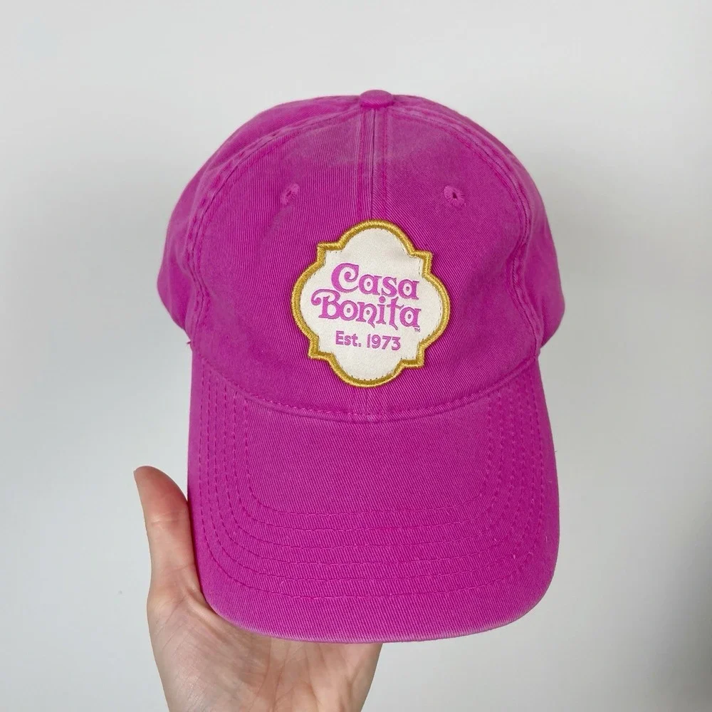 Casa Bonita Officially Licensed Pink Embroidered Hat SnapBack Baseball Cap